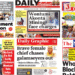 Here are today’s newspaper headlines, Monday, October 13, 2025