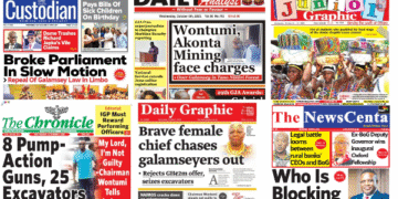 Newspaper headlines October
