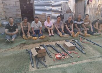 Chinese illegal miners