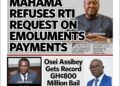 Here are today’s newspaper headlines, Friday, October 31, 2025