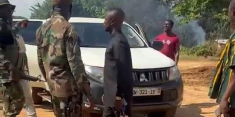 anti-galamsey Hwidiem attack