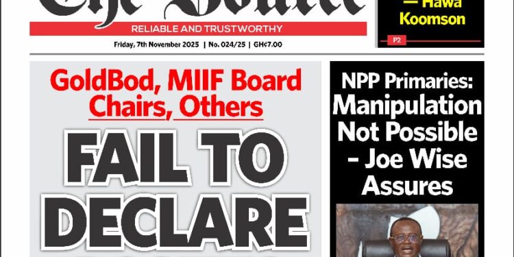 Here are today’s newspaper headlines, Friday, November 7, 2025