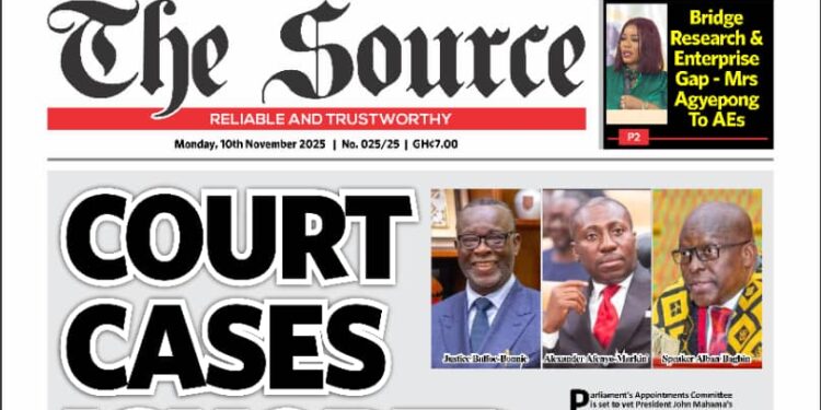 Here are today’s newspaper headlines, Monday, November 10, 2025