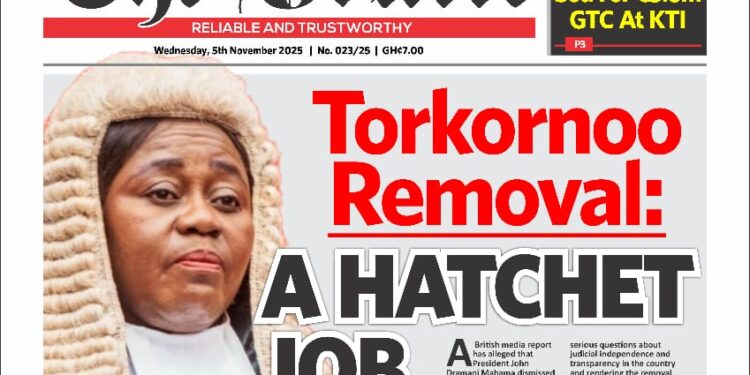 Here are today’s newspaper headlines, Monday, November 5, 2025