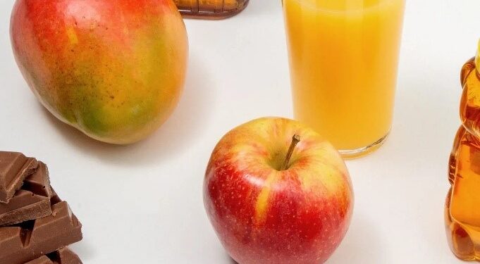 sugars fruits vegetables