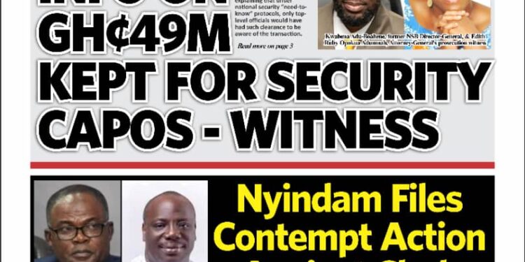 Here are today’s newspaper headlines, Monday, December 15, 2025