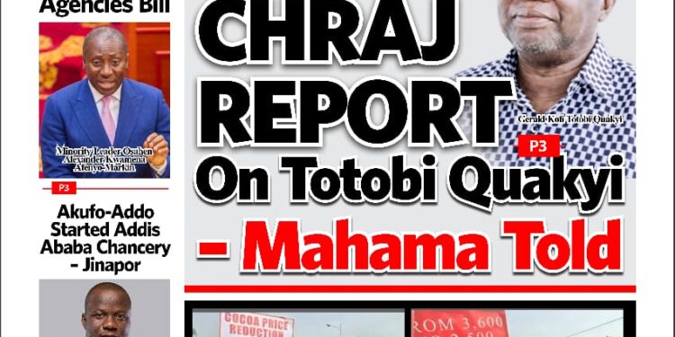 Here are today’s newspaper headlines, Friday, February 20, 2026