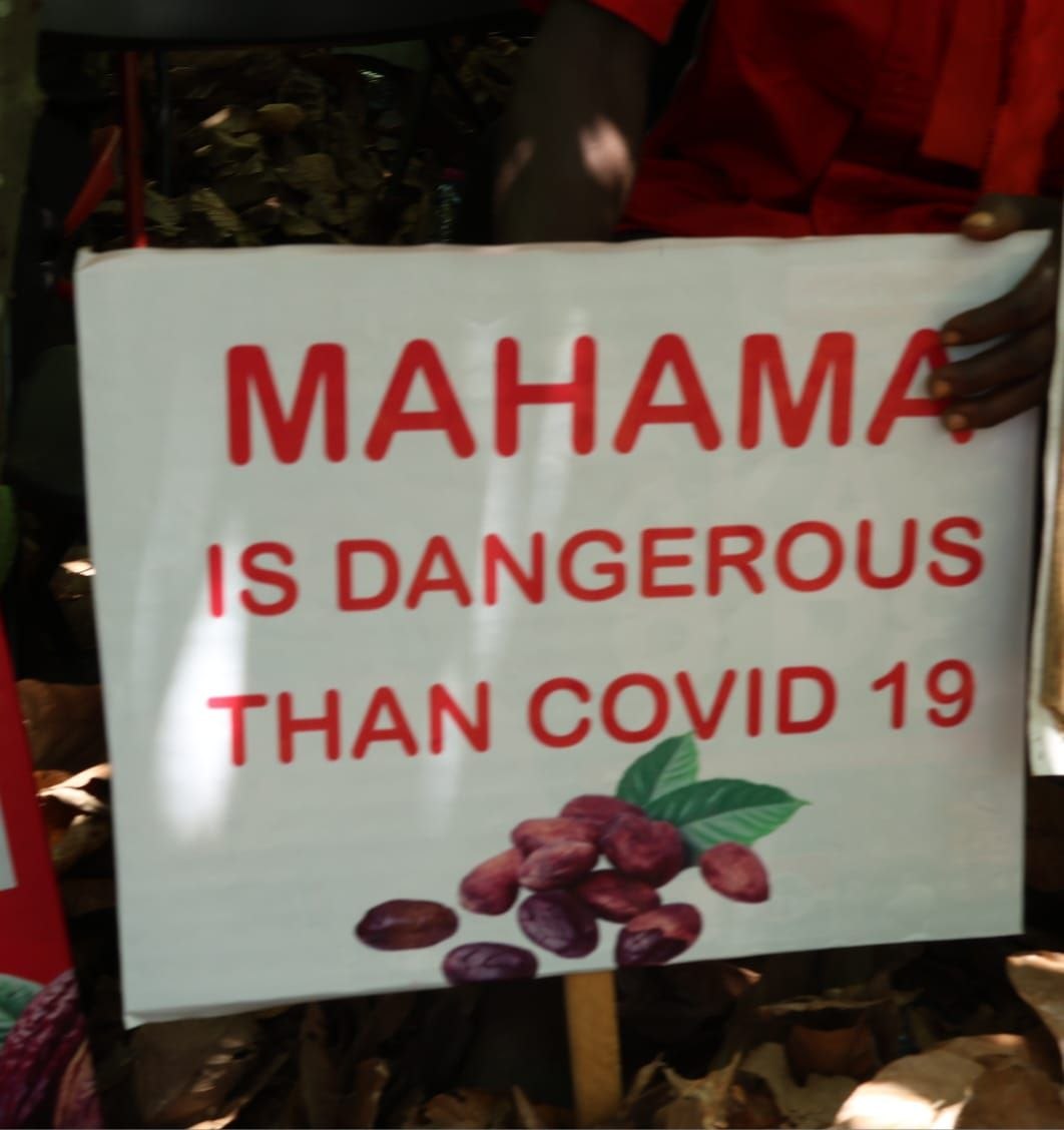 Cocoa farmers Mahama