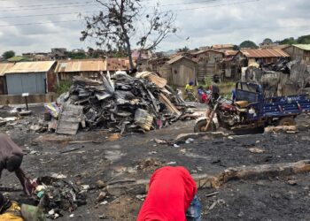 Dagomba Line fire: Ashanti NADMO assesses damage after 226 structures razed in Easter Monday blaze