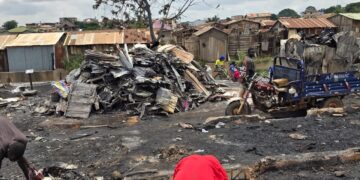Dagomba Line fire: Ashanti NADMO assesses damage after 226 structures razed in Easter Monday blaze