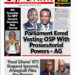 Here are today’s newspaper headlines, Friday, April 10, 2026