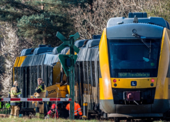 trains Denmark injured