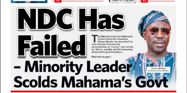 Here are today’s newspaper headlines, Friday, May 22, 2026