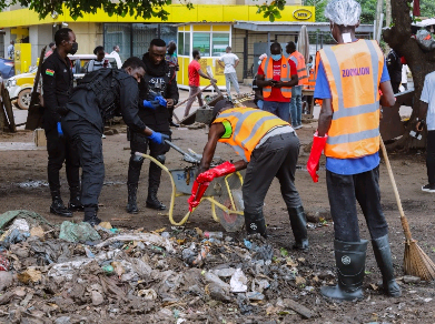 Accra’s storm drains
