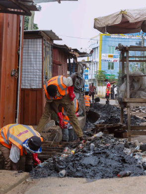 Accra’s storm drains